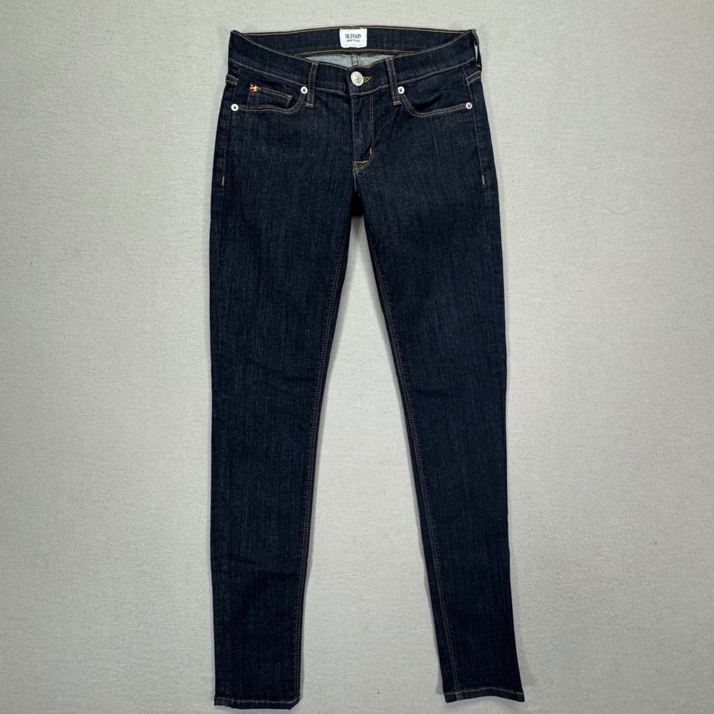 Hudson Skinny Jeans Dark Wash Stretch Denim Made in USA Womens 25